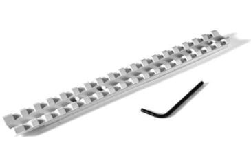 Image of Evolution Gun Works Silver Tikka T3 Picatinny Rail Scope Mount 20 MOA, Black, 44003