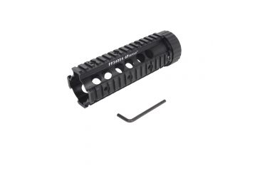 Image of Firefield Carbine 6.9in Free Float Quad Rail, Black - FF34004