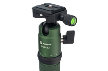 Image of Fotopro X-Aircross Mini Carbon Tripod Kit, Green, X-Aircross1MiniCarbonGreen