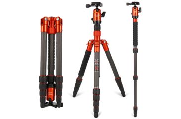 Image of Fotopro X-Go Tripod Kit, Orange FPXGO Orange