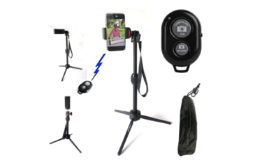 Image of Galileo Smartphone Tripod w/ Bluetooth Shutter Control, Black, TP-1