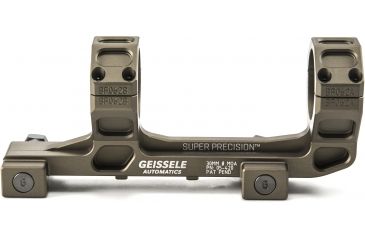 Image of Geissele SR-25/AR-10 Super Precision Series Extended Scope Mount,30mm,7075-T6 Aluminum,Desert Dirt Color 05-420S