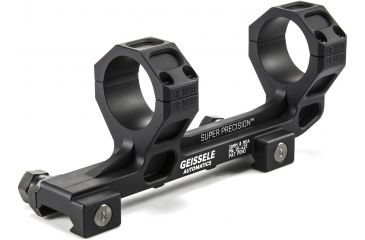 Image of Geissele SR-25/AR-10 Super Precision Series Extended Scope Mount,30mm,7075-T6 Aluminum,Black 05-420B
