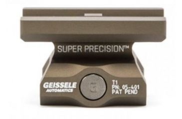 Image of Geissele Super Precision T1 Series Scope Mount,Absolute Co-Witness,Desert Dirt Color 05-401S