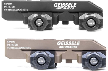 Image of Geissele Super Precision Aimpoint CompM4 Scope Mount, 1.54in Height, Black, Desert Dirt Color