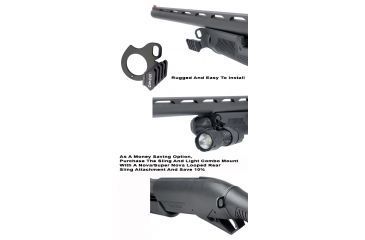 Image of GG&amp;G Benelli Nova/ Supernova Sling and Flashlight Combo Mount, Black GGG-1691