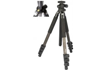 Image of Giottos YTL Classic Aluminum Tripod  Max. Ht: 65.4&quot;, Black YTL9253