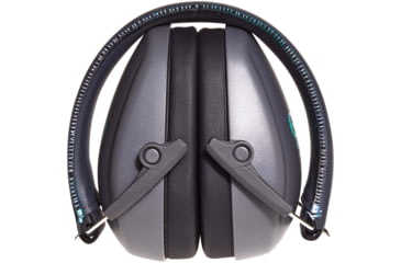 Image of Girls With Guns Assure Low-Profile Earmuffs, 23 dB NRR, ANSI S3.19 &amp; CE EN352-1 Hearing Protection Rated, Gray/Teal/Black, One Size, 2319
