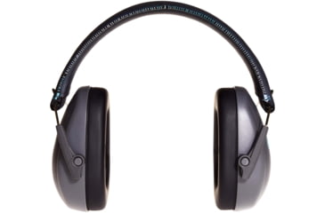 Image of Girls With Guns Assure Low-Profile Earmuffs, 23 dB NRR, ANSI S3.19 &amp; CE EN352-1 Hearing Protection Rated, Gray/Teal/Black, One Size, 2319