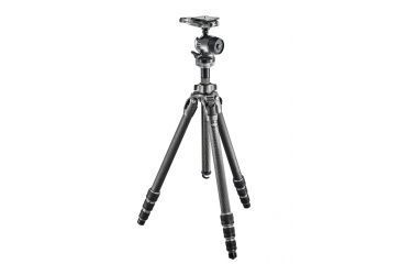 Image of Gitzo Mountaineer Tripod Kit, Series 2 Carbon 4 Sections, Ball Head QD GK2542-80QD