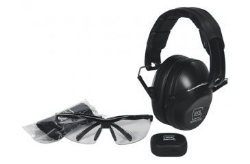 Image of Glock Range Kit With Shooting Glasses Earplugs And Earmuffs