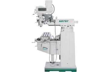 Image of Grizzly Industrial 10in. x 50in. Variable-Speed Vertical Mill with Power Feed and DRO G0797