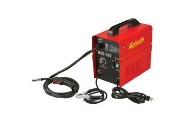 Image of Grizzly Industrial Flux Core Mig Welder, Red G0879