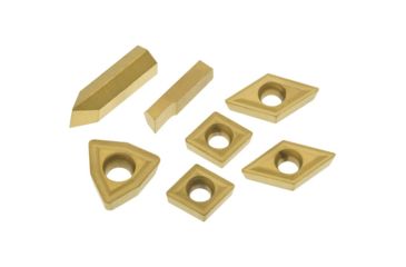 Image of Grizzly Industrial M30 TiN Insert Set (7) for T10293 - Stainless Steel T23902