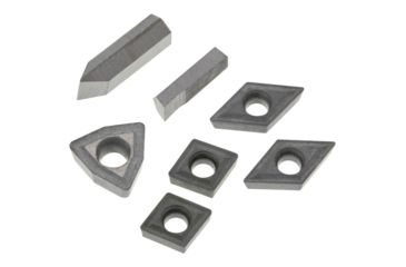 Image of Grizzly Industrial YG6X TiN Insert Set (7) for T10293 - Aluminum T23903