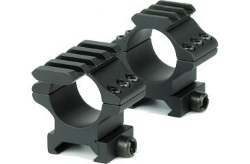 Image of Hawke Sport Optics 2pc 1in. Weaver Medium Tactical, Black HM7416