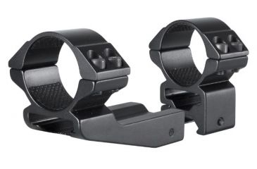 Image of Hawke Sport Optics Weaver 30mm Scope Rings, 2-Pieces, 2in Extension, Black, 22127