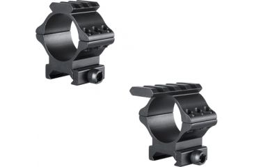 Image of Hawke Sport Optics 2pc 30mm Weaver Medium Tactical, Black HM7411