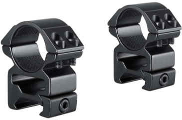 Image of Hawke Sport Optics Match Series Weaver Scope Rings - 2 Pieces, 1in, High, Black, 22114