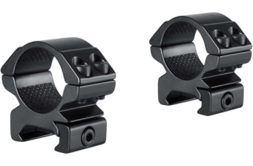 Image of Hawke Sport Optics Match Series Weaver Scope Rings - 2 Pieces, 1in, Low, Black, 22112