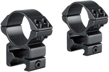 Image of Hawke Sport Optics Match Series Weaver Scope Rings - 2 Pieces, 30mm, High, Black, 22117