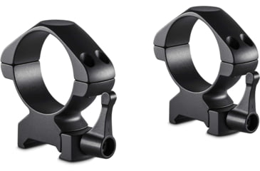 Image of Hawke Sport Optics Precision Steel 34mm Rings Weaver w/ Lever - 2-Pieces, Low, Black, 23030