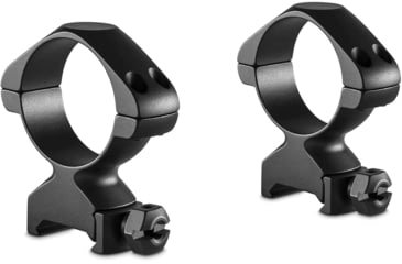 Image of Hawke Sport Optics Precision Steel 34mm Rings Weaver w/ Nut - 2-Pieces, Medium, Black, 23021