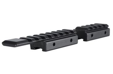 Image of Hawke Sport Optics Picatinny /Weaver Rail Adapter - 2 Pieces, Black, 22400