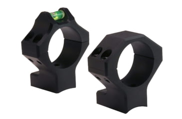 Image of Hawkins Precision Long Range Hybrid Defiance 34mm Scope Rings, Low 0.5in, Short Action, Black, 910-34-L-SA-D-3-5