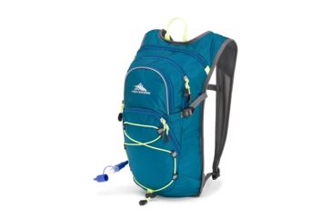 Image of High Sierra HydraHike 8L Hydration Pack, Lagoon/Slate/Zest, 20.0inx 12.0inx 4.0in, 105491-6852