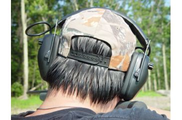 Image of Hyskore Stereo Hearing Protector, Black/OD Green 30150