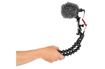 Image of JOBY GripTight PRO 2 Mount, w/ Cold Shoe Pro Mount for Mounting Accessories, Black, JB01525