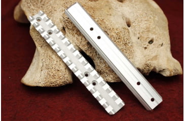 Image of KIDD Innovative Design Scope Base For Ruger 10/22 Receiver, Silver, 22PICRAIL-S