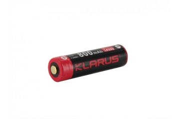 Image of Klarus 14500 800mAh 3.7V Protected Lithium Ion Button Top Battery, Black KLARUS-LIR-14501