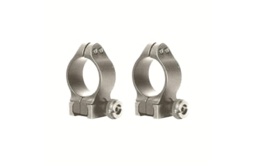 Image of Knight Rifles Muzzleloading Quick Detachable Scope Rings - Silver, 900770