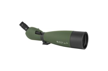 Image of Konus Konuspot-100 20-60X100 mm Angled Spotting Scope w/ Objective Lens Case and Camera Adapter, Green, 7122B
