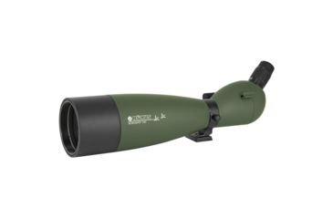 Image of Konus Konuspot-100 20-60X100 mm Angled Spotting Scope w/ Objective Lens Case and Camera Adapter, Green, 7122B