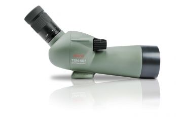 Image of Kowa TSN-501 50mm Angled Spotting Scope w/ 20-40x Zoom Eyepiece, Green, Compact, TSN-501