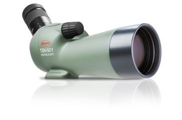 Image of Kowa TSN-501 50mm Angled Spotting Scope w/ 20-40x Zoom Eyepiece, Green, Compact, TSN-501