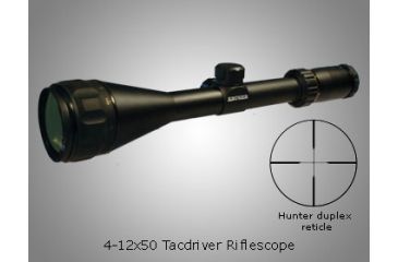 Image of Kruger Optical K 3 4-12x50mm AO TacDriver Rifle Scope w/ Hunter's Plex Reticle 63332