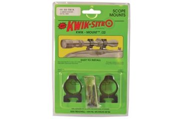 Image of Kwik-Site Dovetail Mounts for .22 Grooved Receiver 1 Inch Matte Black KS-T90-M