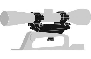 Image of Kwik-Site See-Thru Mount For AR15 Weaver KSNM16, EDEMO1