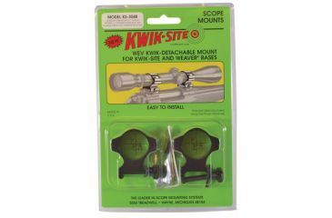 Image of Kwik-Site Weaver Style Rings High to 52mm Objective Black KS-304B
