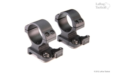 Image of LaRue Tactical 2-Piece QD Scope Mount, 30mm, Black, LT808-30