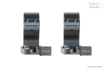Image of LaRue Tactical 2-Piece QD Scope Mount, 30mm, Black, LT808-30