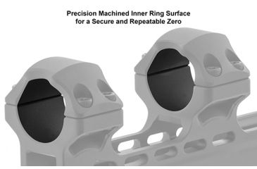 Image of Leapers ACCU-SYNC 1 inch High Profile 34mm / Offset Picatinny Rings AIR12234