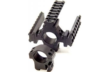 Image of Leapers Deluxe .22 Rings with Picatinny Tri-Rails -Low Profile RG178-25DL