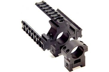 Image of Leapers Deluxe Weaver Rings with Picatinny Tri-Rails - Mid Profile RG178-25WM