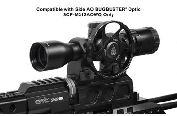 Image of Leapers Side Wheel Add-on / Side Parallax Adjustable BugBuster SCP-SW080BB