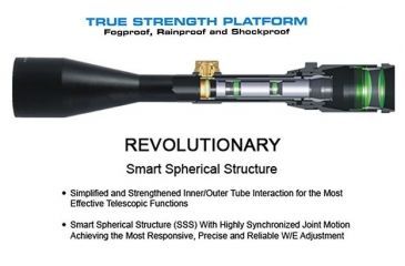 Image of Leapers UTG 4X32 1in. True Hunter Scope, AO, TF2+, Airgun Rings, _x000D_ SCP-U432AODT2